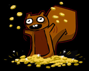 Lazlo Bathing in Money
